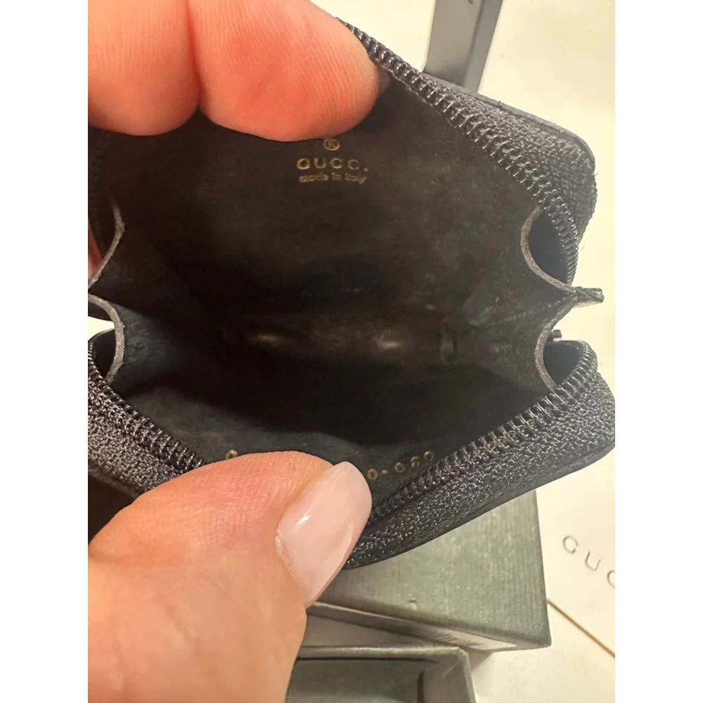 Unisex Gucci Wallet Small Black - Picture 10 of 11